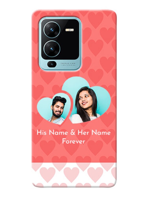 Custom Vivo V25 Pro 5G personalized phone covers: Couple Pic Upload Design