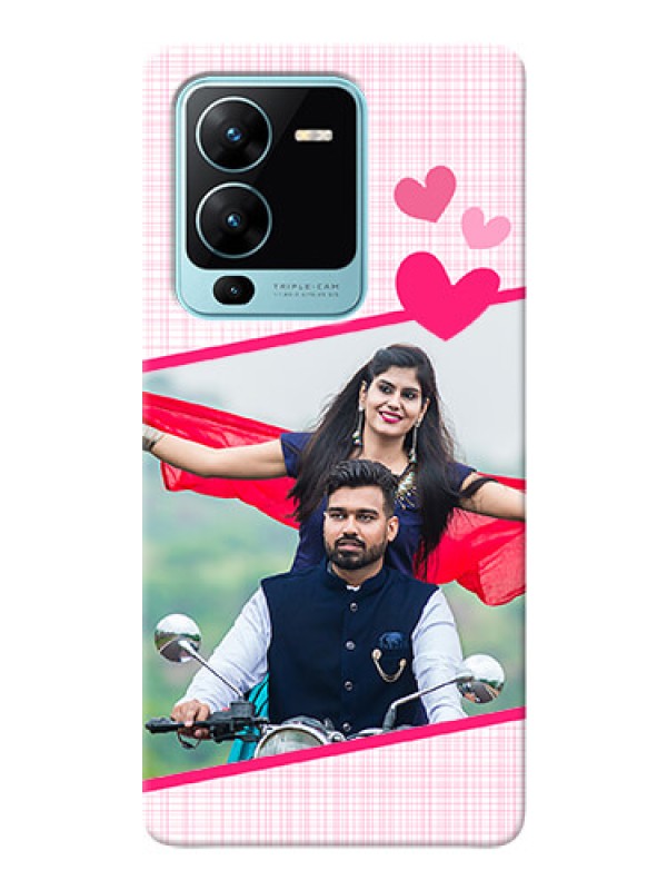Custom Vivo V25 Pro 5G Personalised Phone Cases: Love Shape Heart Design