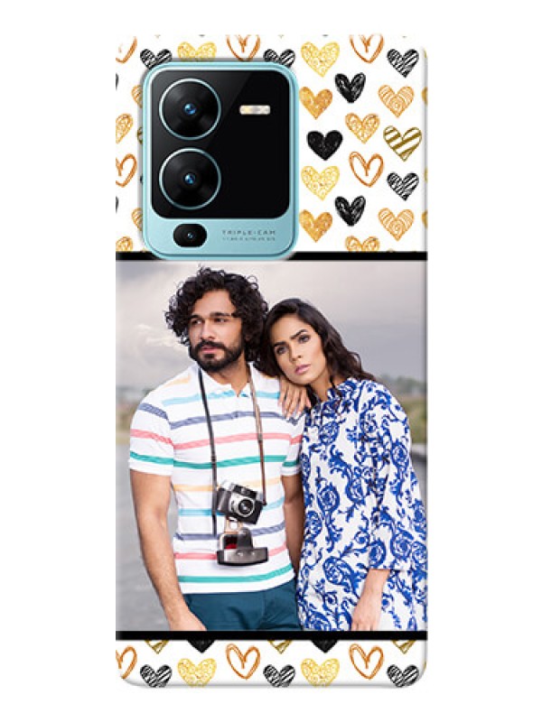 Custom Vivo V25 Pro 5G Personalized Mobile Cases: Love Symbol Design