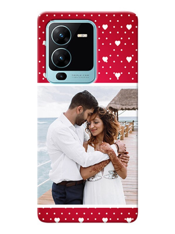 Custom Vivo V25 Pro 5G custom back covers: Hearts Mobile Case Design