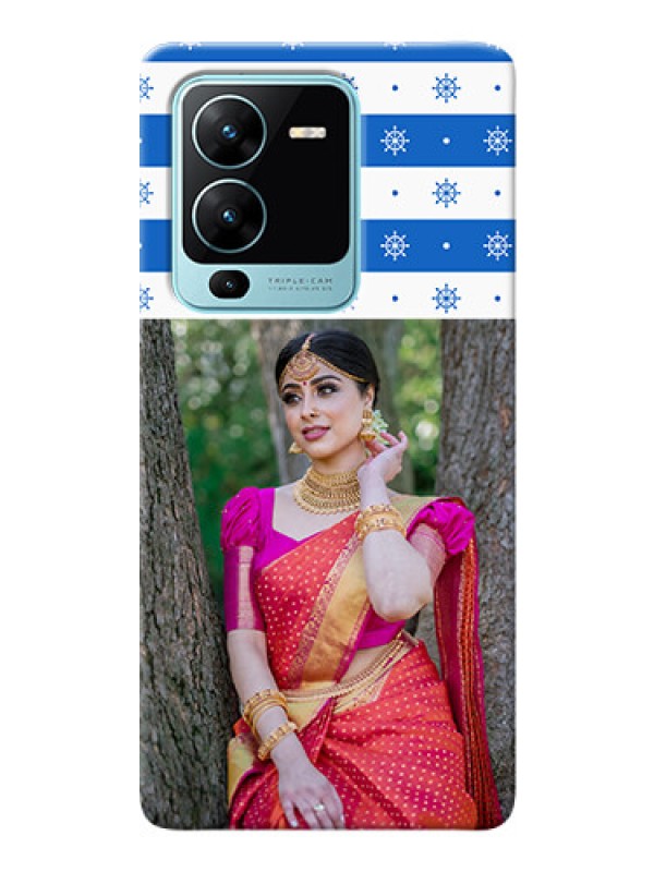 Custom Vivo V25 Pro 5G custom mobile covers: Snow Pattern Design