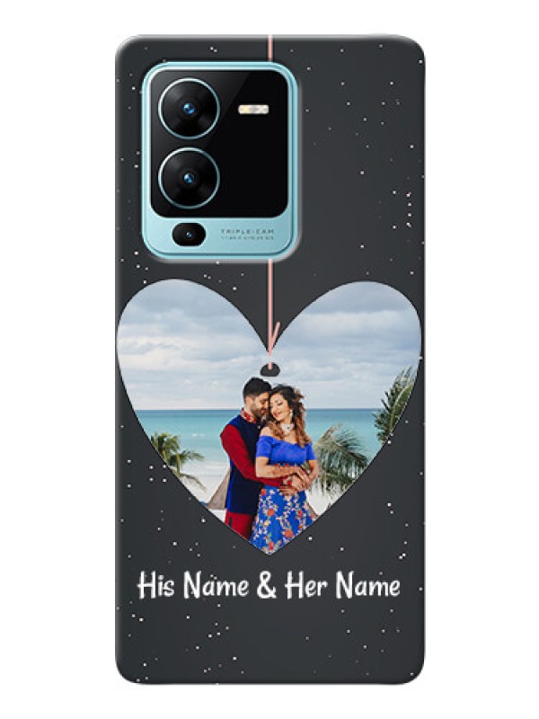 Custom Vivo V25 Pro 5G custom phone cases: Hanging Heart Design
