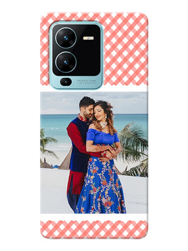 Custom Vivo V25 Pro 5G custom mobile cases: Pink Pattern Design