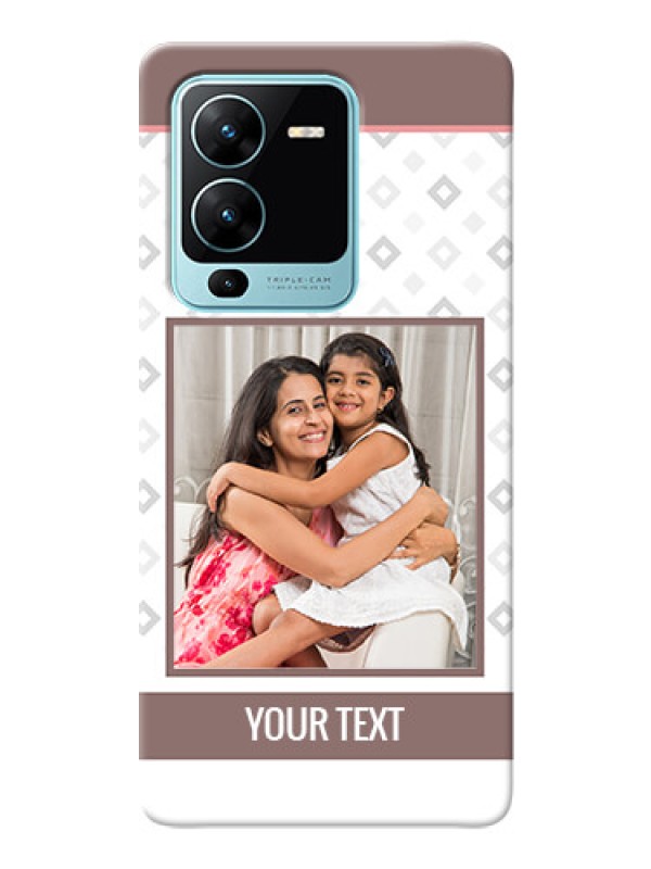 Custom Vivo V25 Pro 5G custom back covers: Simple Diamond Design