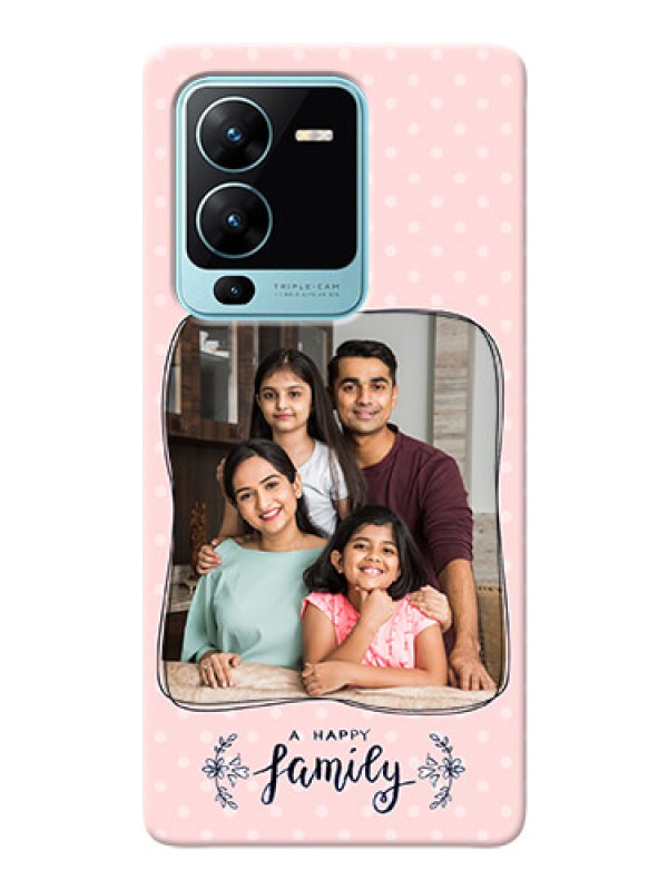 Custom Vivo V25 Pro 5G Personalized Phone Cases: Family with Dots Design