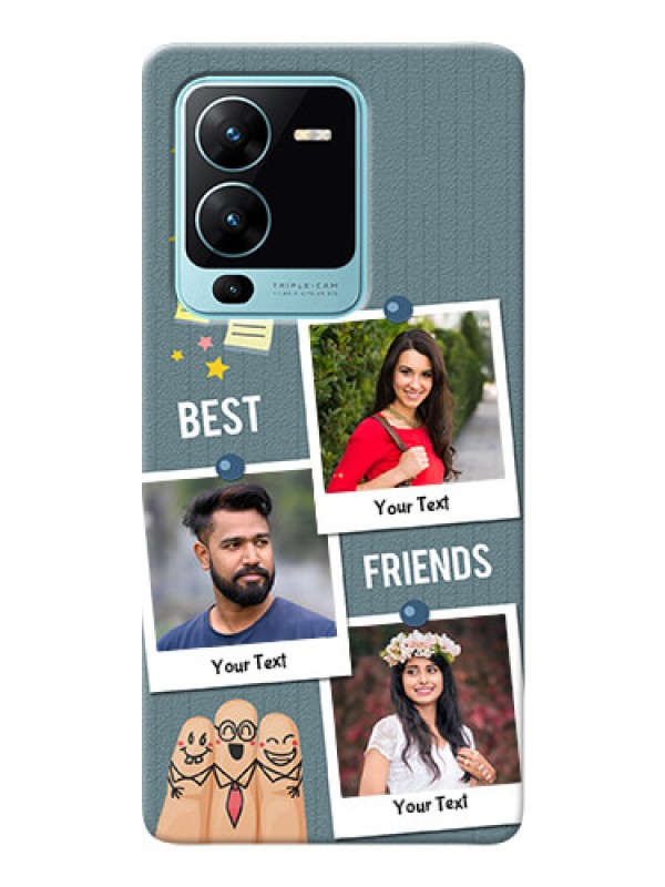 Custom Vivo V25 Pro 5G Mobile Cases: Sticky Frames and Friendship Design