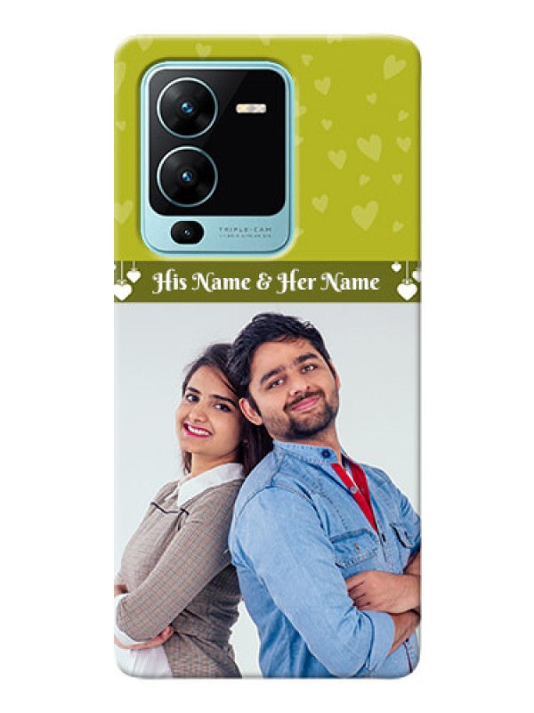 Custom Vivo V25 Pro 5G custom mobile covers: You & Me Heart Design