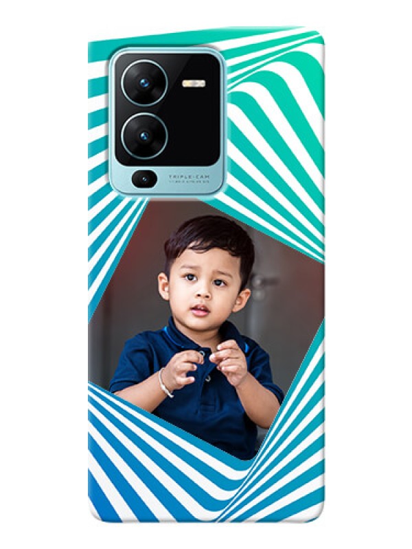 Custom Vivo V25 Pro 5G Personalised Mobile Covers: Abstract Spiral Design