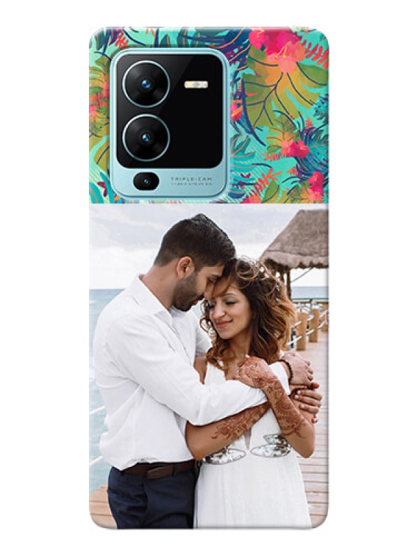 Custom Vivo V25 Pro 5G Personalized Phone Cases: Watercolor Floral Design