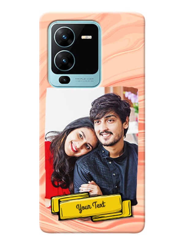 Custom Vivo V25 Pro 5G Customized Phone Cases: Marble Texture Design