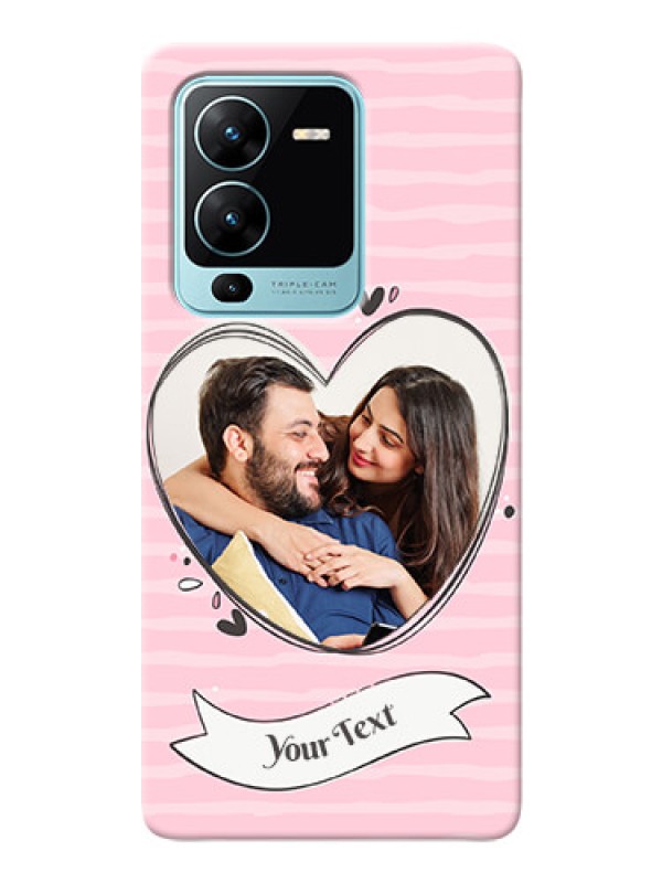 Custom Vivo V25 Pro 5G custom mobile phone covers: Vintage Heart Design