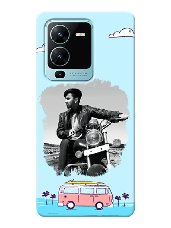 Custom Vivo V25 Pro 5G Mobile Covers Online: Travel & Adventure Design