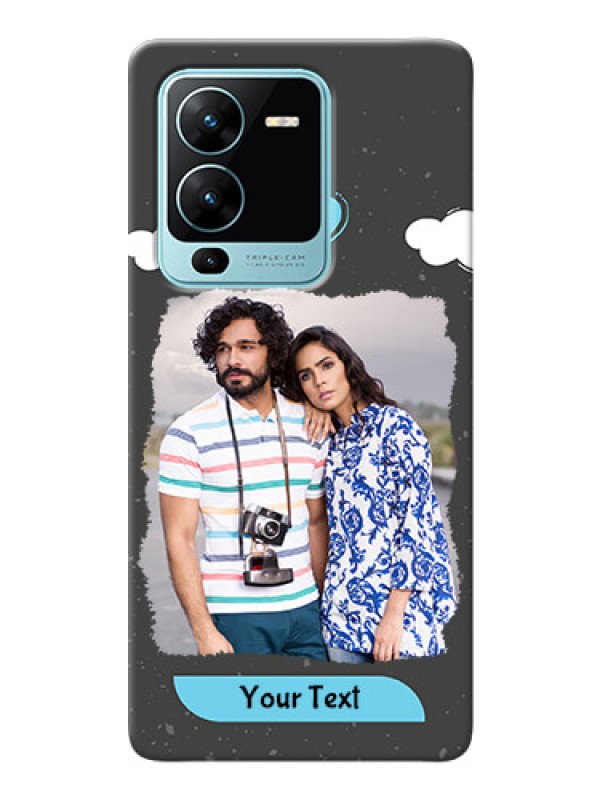 Custom Vivo V25 Pro 5G Mobile Back Covers: splashes with love doodles Design