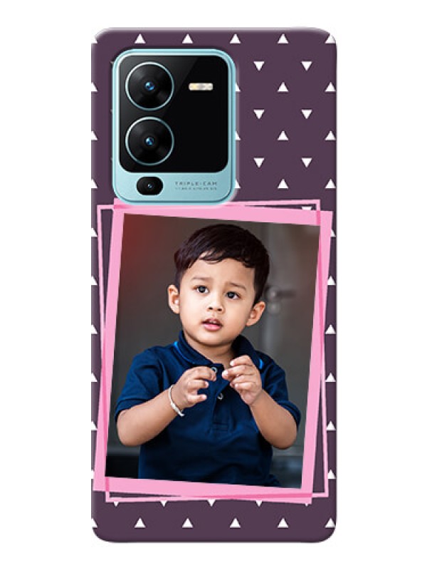 Custom Vivo V25 Pro 5G Phone Cases: Triangle Pattern Dotted Design