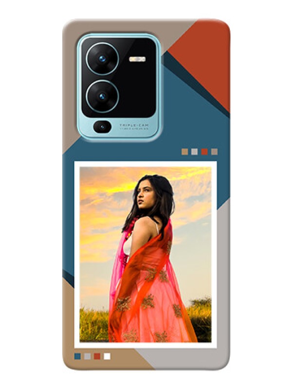 Custom Vivo V25 Pro 5G Mobile Back Covers: Retro color pallet Design