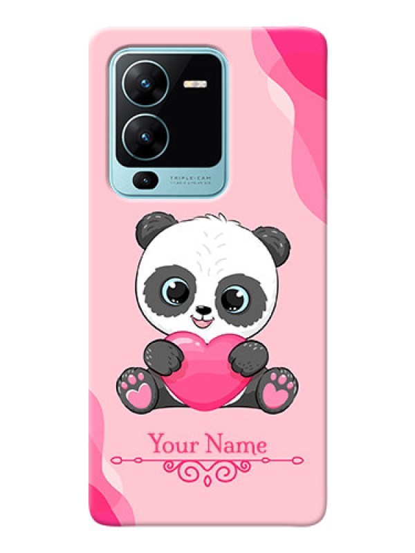Custom Vivo V25 Pro 5G Mobile Back Covers: Cute Panda Design