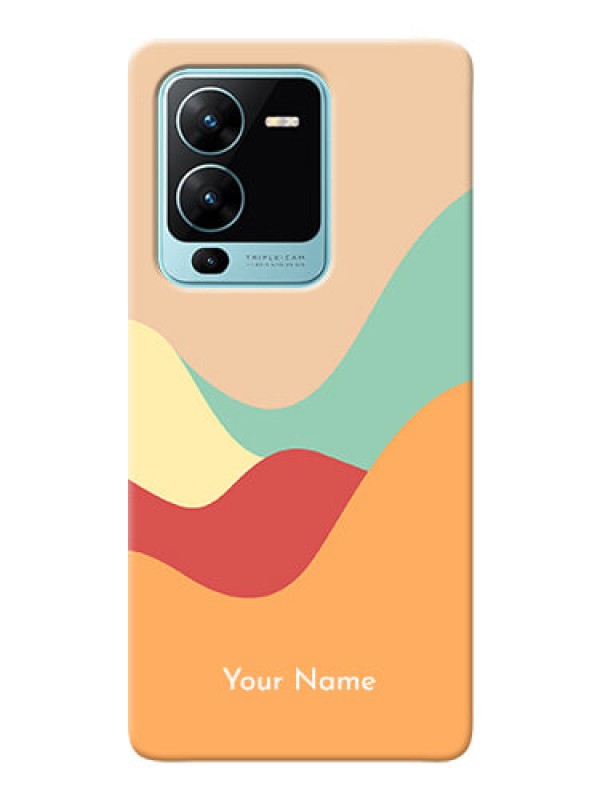Custom Vivo V25 Pro 5G Custom Mobile Case with Ocean Waves Multi-colour Design