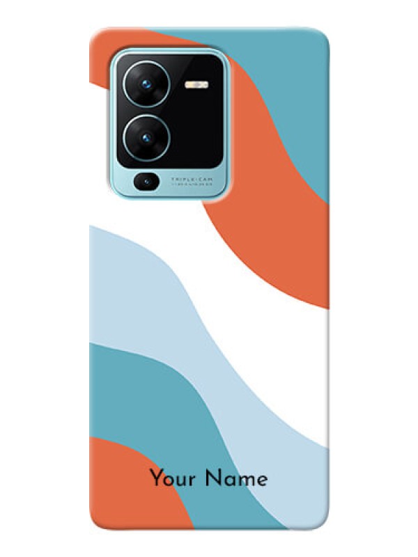 Custom Vivo V25 Pro 5G Mobile Back Covers: coloured Waves Design