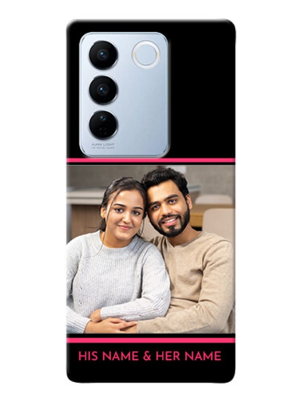 Custom Vivo V27 5G Mobile Covers With Add Text Design