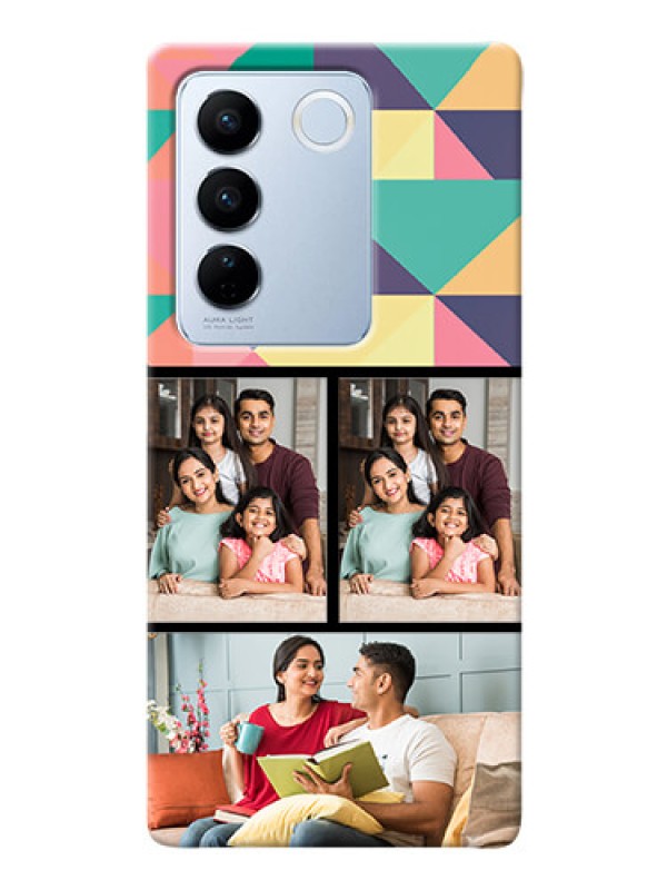 Custom Vivo V27 5G personalised phone covers: Bulk Pic Upload Design