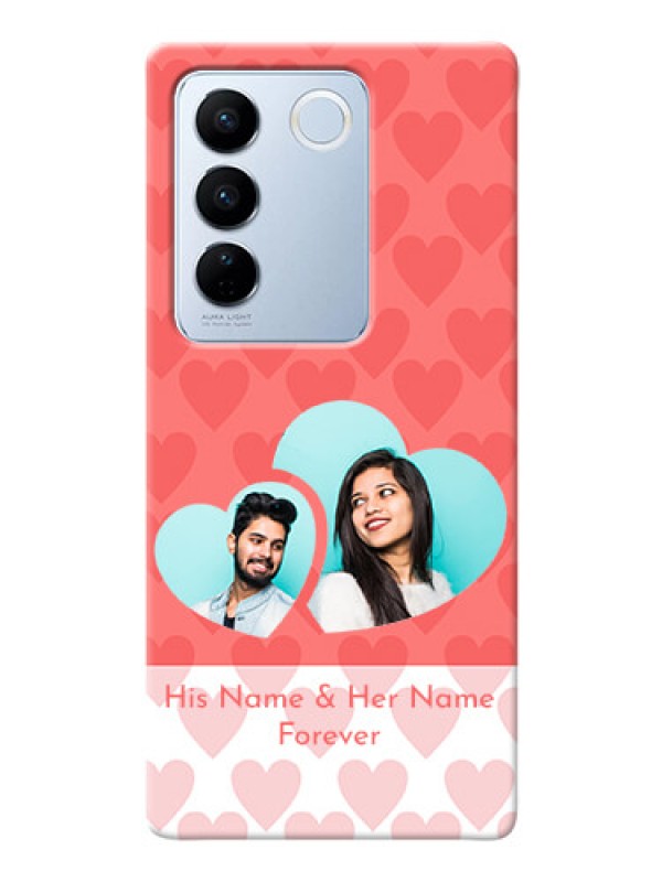 Custom Vivo V27 5G personalized phone covers: Couple Pic Upload Design