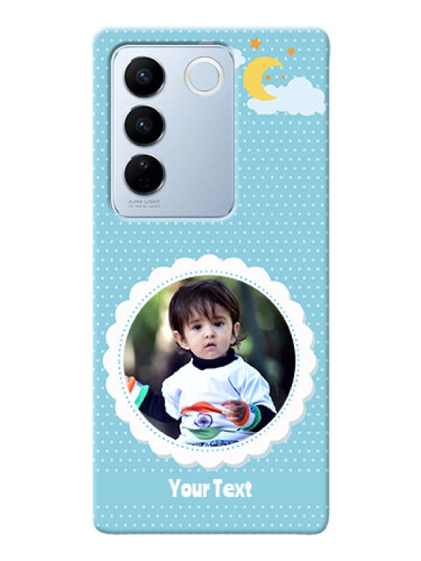 Custom Vivo V27 5G mobile cases online: violet Pattern Design