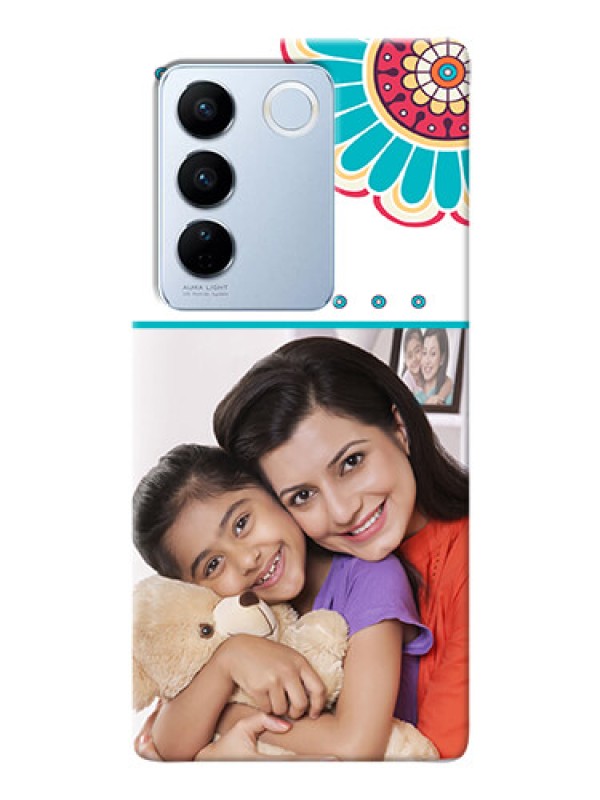 Custom Vivo V27 5G custom mobile phone cases: Flower Design