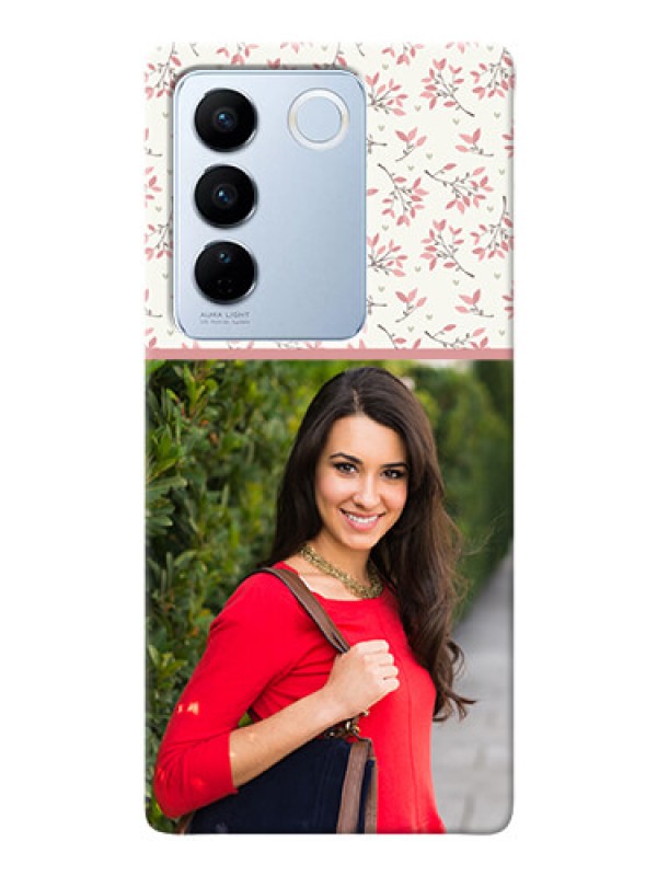 Custom Vivo V27 5G Back Covers: Premium Floral Design