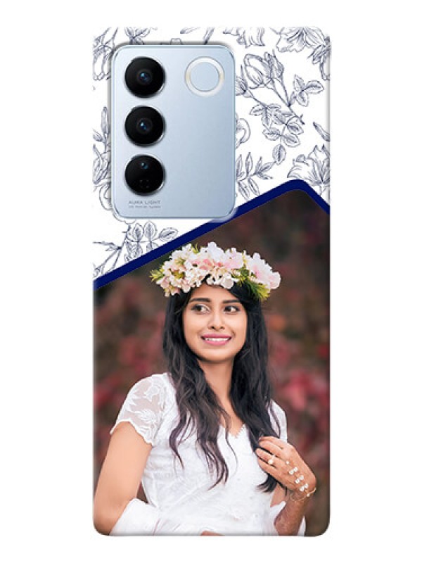Custom Vivo V27 5G Phone Cases: Premium Floral Design