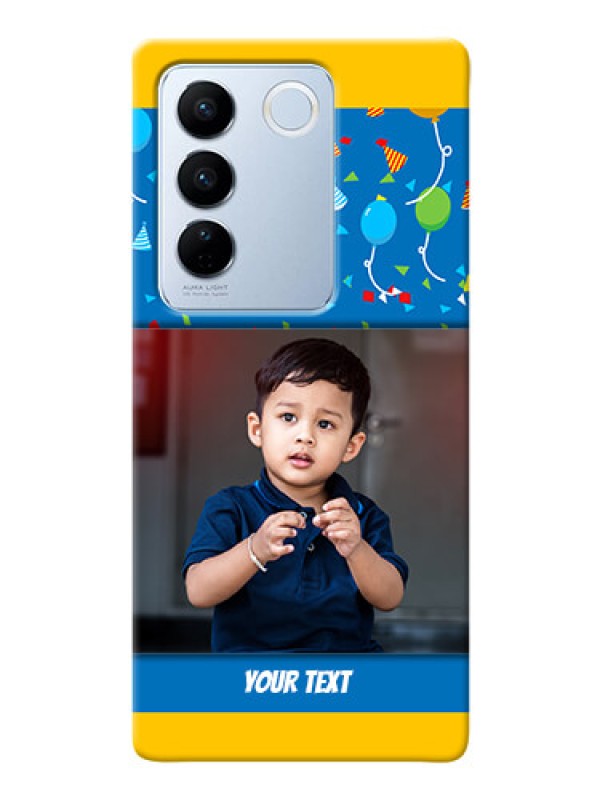 Custom Vivo V27 5G Mobile Back Covers Online: Birthday Wishes Design