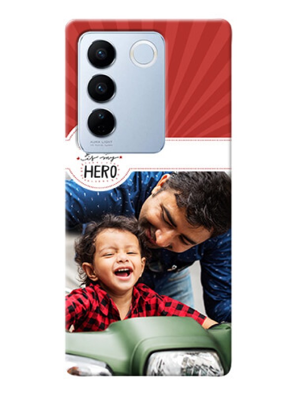 Custom Vivo V27 5G custom mobile phone cases: My Dad Hero Design