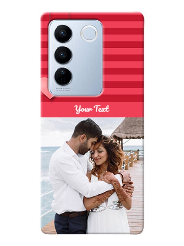 Custom Vivo V27 5G Mobile Back Covers: Valentines Day Design