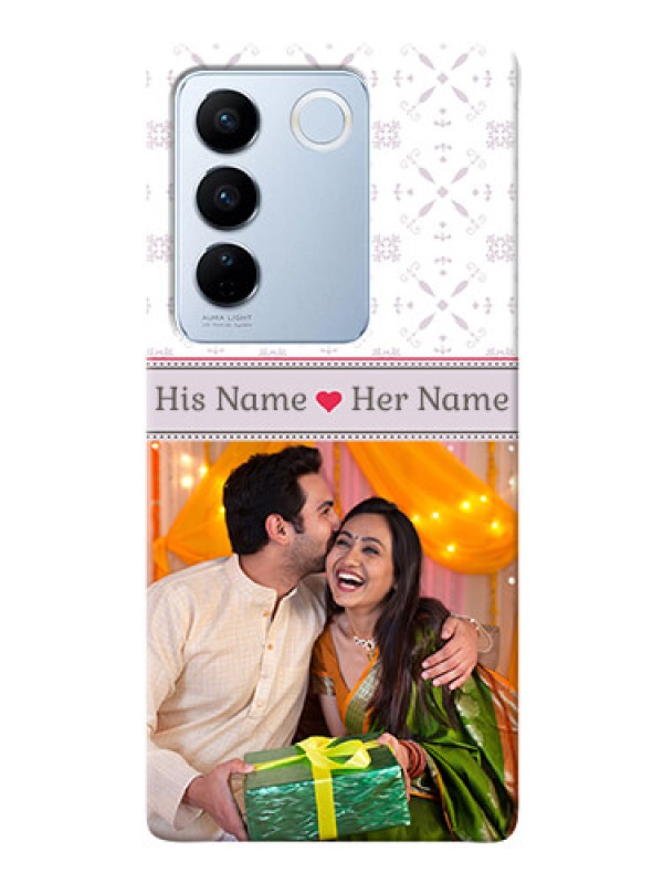 Custom Vivo V27 5G Phone Cases with Photo and Ethnic Design
