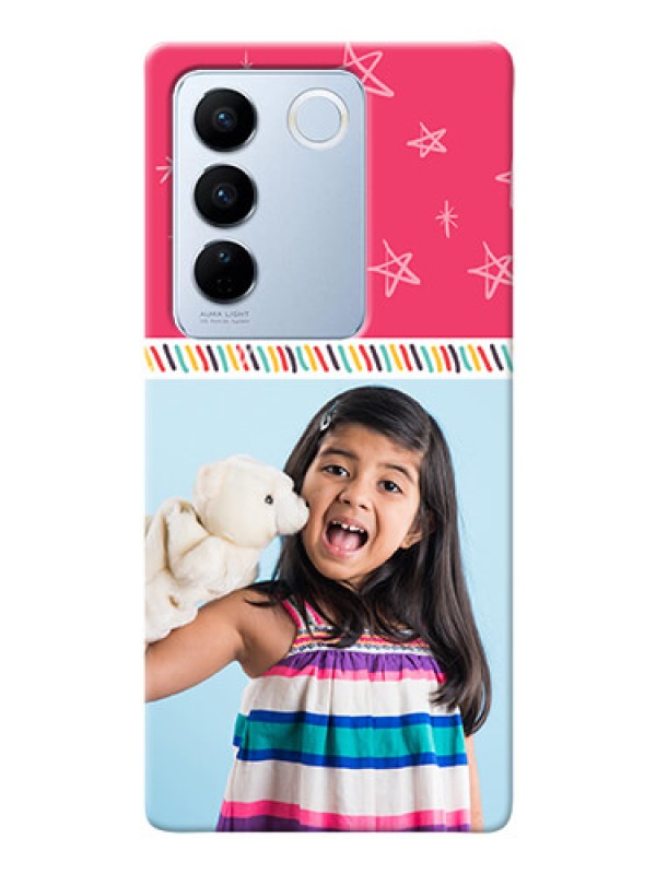 Custom Vivo V27 5G Personalized Phone Cases: line art design