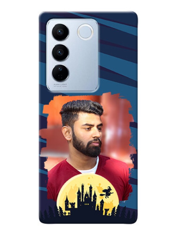 Custom Vivo V27 5G Back Covers: Halloween Witch Design 