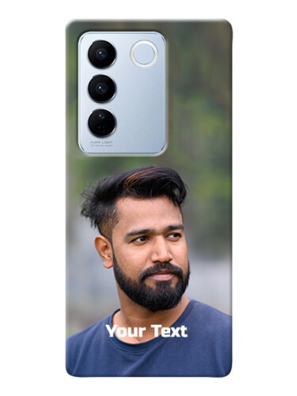Custom Vivo V27 5G Mobile Cover: Photo with Text