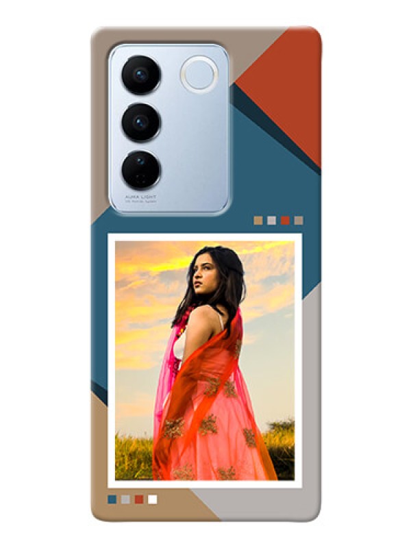 Custom Vivo V27 5G Mobile Back Covers: Retro color pallet Design