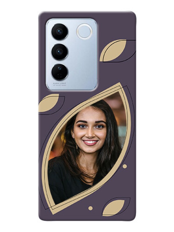 Custom Vivo V27 5G Custom Phone Cases: Falling Leaf Design