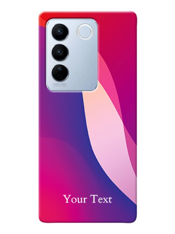 Custom Vivo V27 5G Mobile Back Covers: Digital abstract Overlap Design