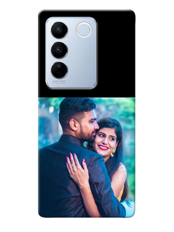 Custom Vivo V27 5G Custom Hard Phone Case - Upload Full Picture With Custom Color Design