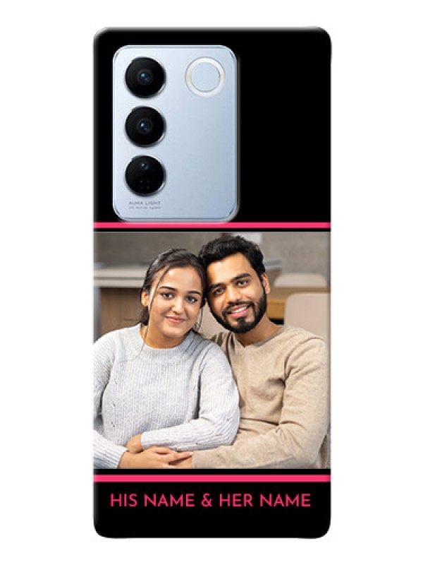 Custom Vivo V27 Pro 5G Mobile Covers With Add Text Design