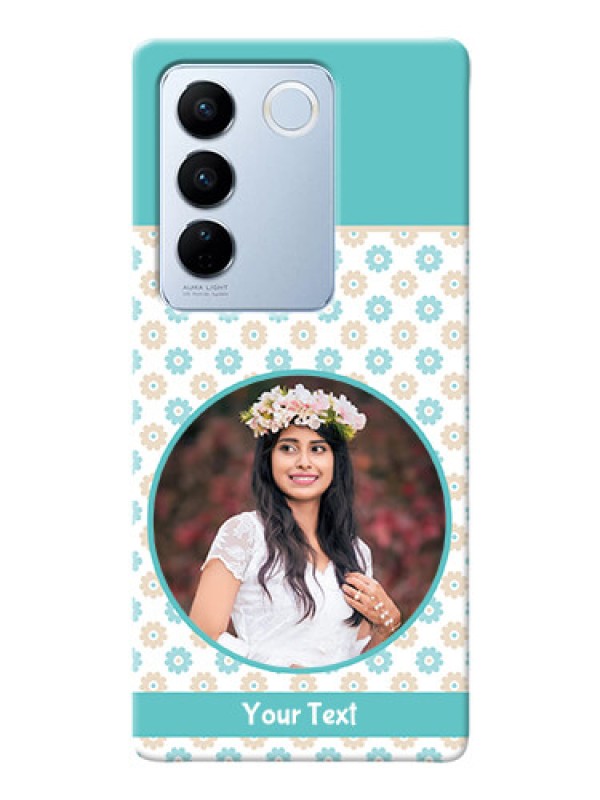 Custom Vivo V27 Pro 5G Custom Mobile Back Covers: Beautiful Flowers Design