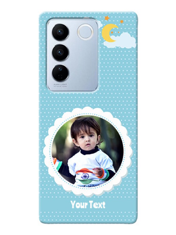 Custom Vivo V27 Pro 5G mobile cases online: violet Pattern Design