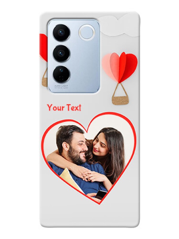 Custom Vivo V27 Pro 5G Phone Covers: Parachute Love Design