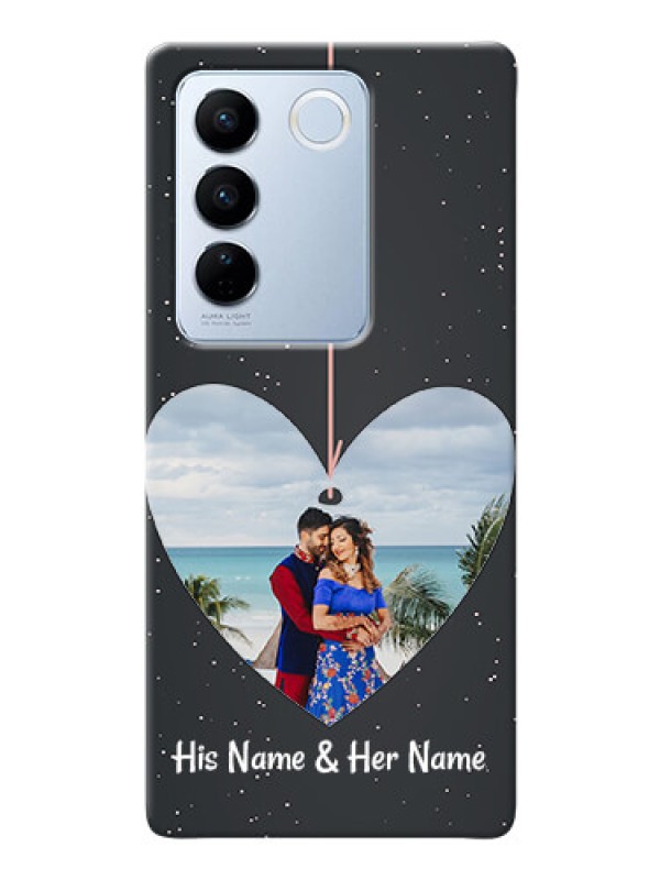 Custom Vivo V27 Pro 5G custom phone cases: Hanging Heart Design