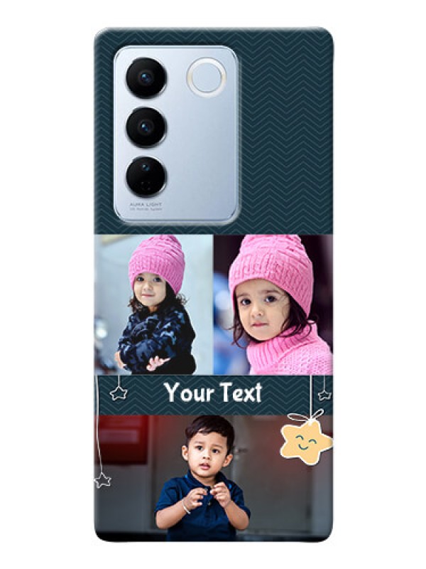 Custom Vivo V27 Pro 5G Mobile Back Covers Online: Hanging Stars Design
