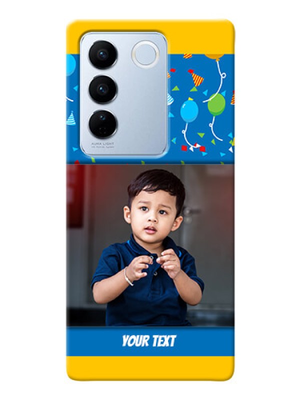 Custom Vivo V27 Pro 5G Mobile Back Covers Online: Birthday Wishes Design