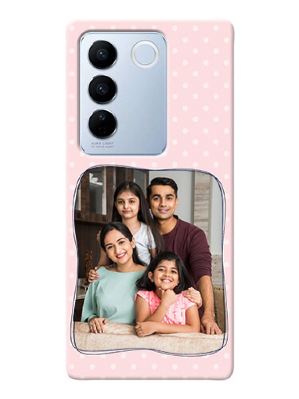 Custom Vivo V27 Pro 5G Personalized Phone Cases: Family with Dots Design