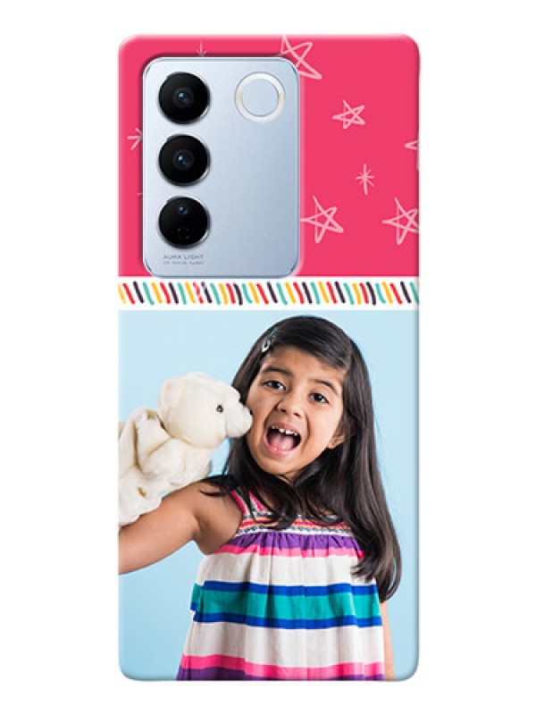 Custom Vivo V27 Pro 5G Personalized Phone Cases: line art design