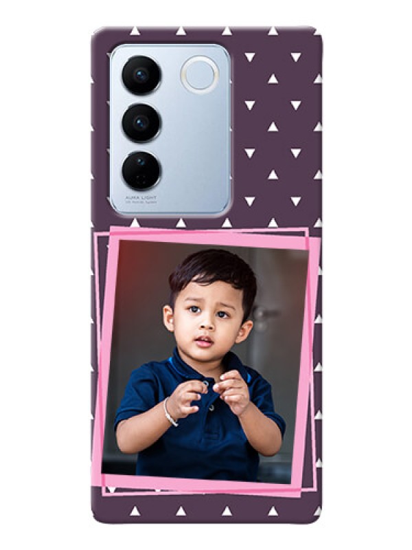 Custom Vivo V27 Pro 5G Phone Cases: Triangle Pattern Dotted Design